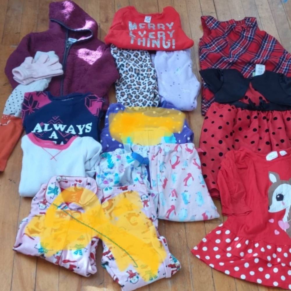 lot of 12 pieces winter clothes XS,4t,5t